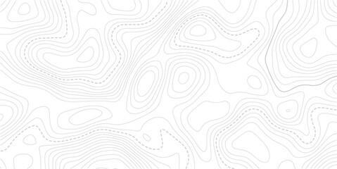 Topographic line contour map background, Topographic map and landscape terrain texture grid,Vector cartography illustration. Topography and geography map grid abstract backdrop. © AFROZAOPORNA