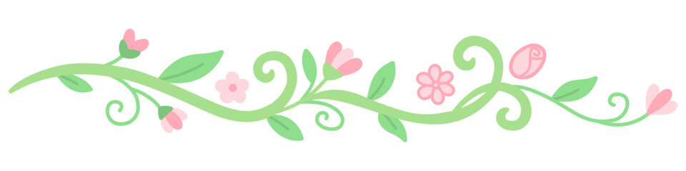 vector illustration of an abstract floral background © Nafisa