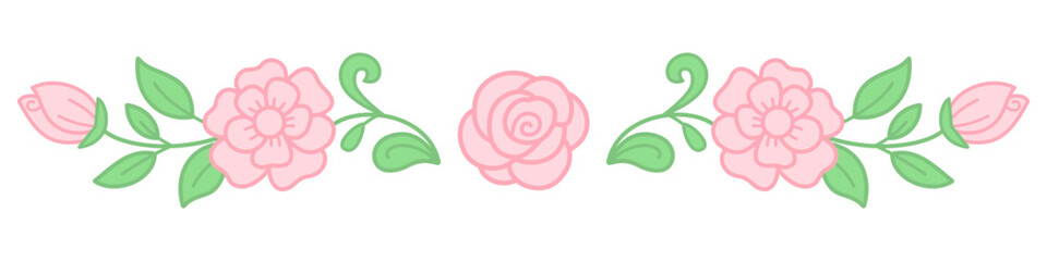 spring flowers vector illustration ornaments  © Nafisa