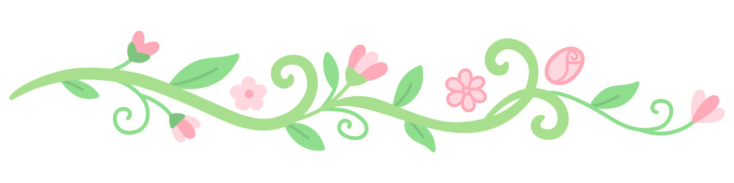 vector illustration of an abstract floral background