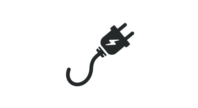 Electric plug with cord hook.