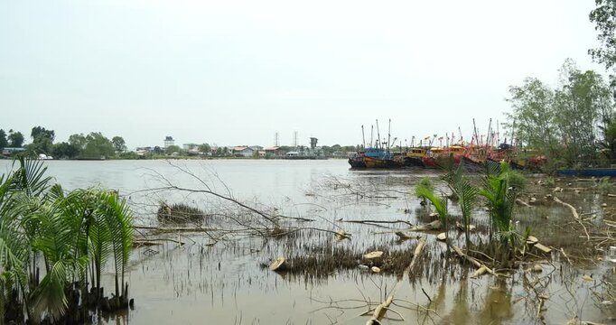 One Of The Bigest River Of Bintulu, stretching From Bintulu Town To The open Sea and also for the transportation boeat and small ship cargo.