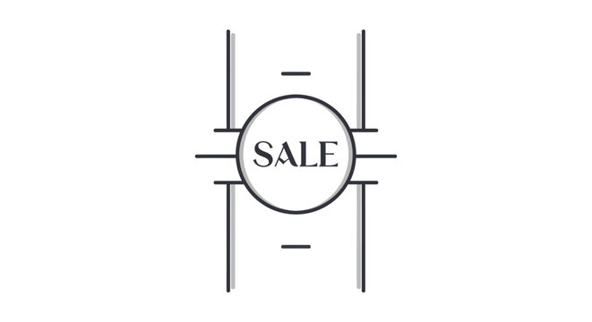 Sale discount label icon symbol.