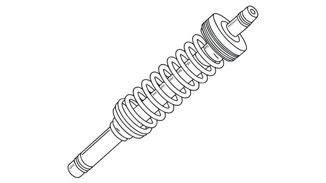 car shock absorber coil spring suspension part