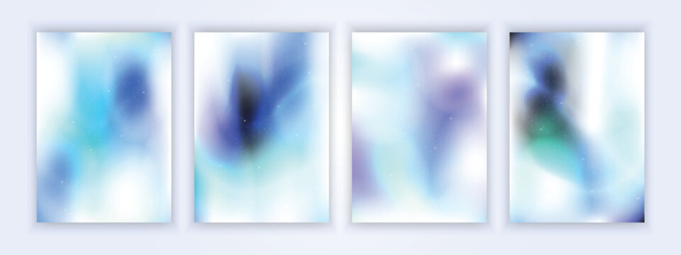 Abstract gradient background cover in bright colors