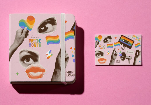 Business card & Notebook Mockup