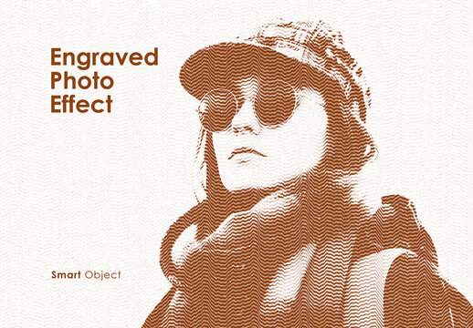 Engraved Photo Effect