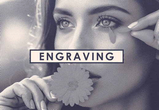 Engraving Photo Effect