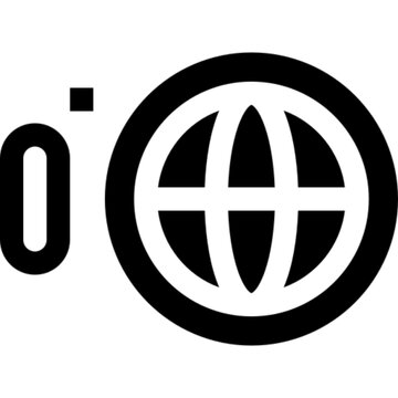 Equator Earth Line Icon