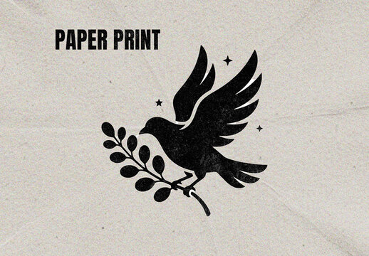 Paper Print Photo Effect