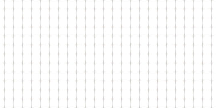 Simple square grid seamless pattern. Subtle minimalist geometric texture with crossing lines, small tiles, nodes, lattice, net, grill. Abstract minimal background. Pale grey and white repeated design