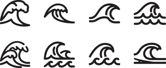 Silhouettes of various animals including deer, buffalo and rhinoceros Vector © Sazid