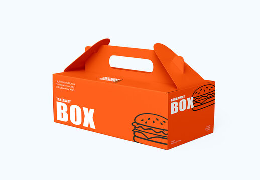 Takeaway Packaging Box Mockup