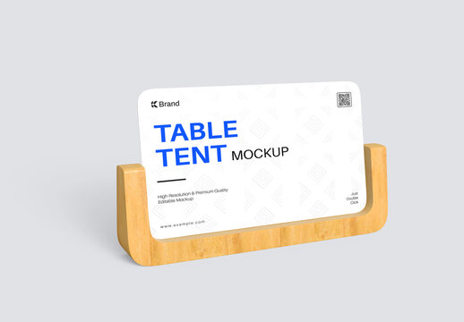 Table Tent Mockup