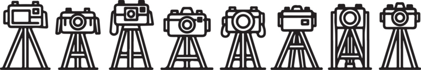 A series of black and white chess pieces arranged in a row Vector © Sazid