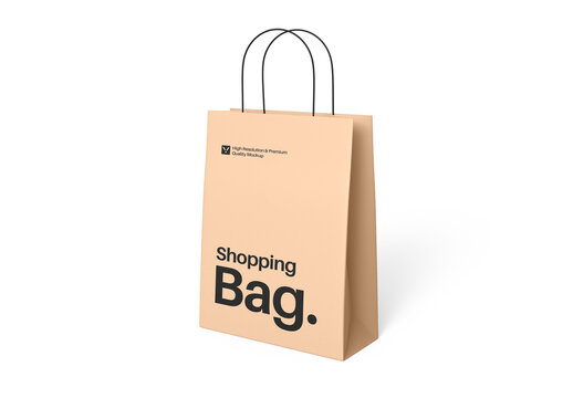 Paper Shopping Bag Mockup