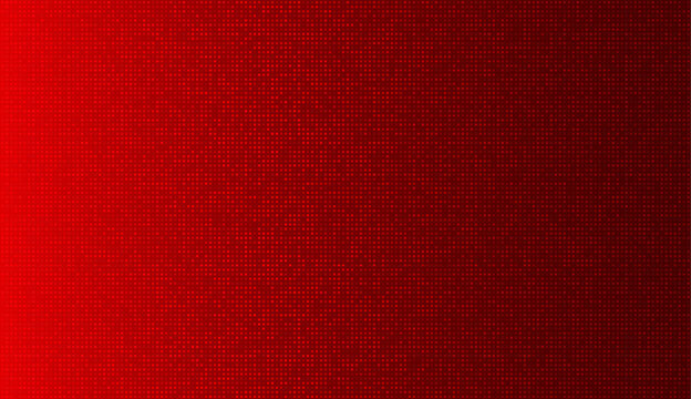 Red pixel texture with glowing grid pattern on dark gradient background
