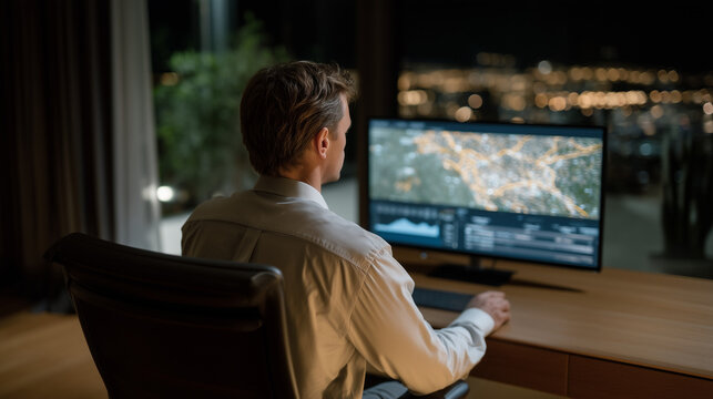 Security analyst correlating threat indicators across timeline visualization while investigating suspicious login attempts from multiple geographic locations during blue team exercise, perfect for s