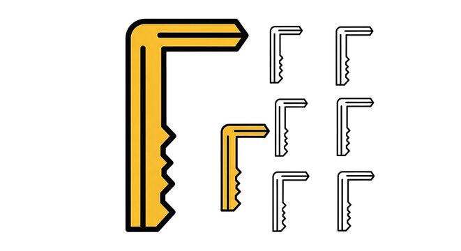 Collection of hook fasteners.