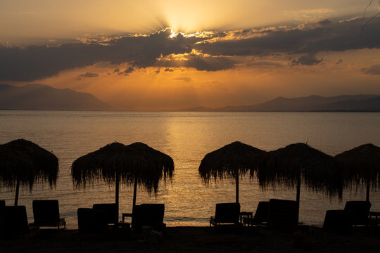Sunset at the beach