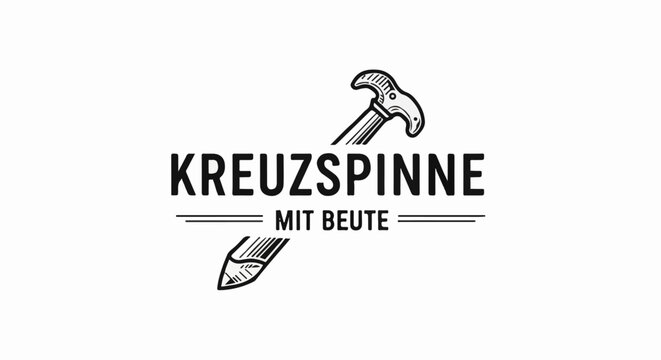 Vintage logo featuring a T-shaped tool and pencil, with text