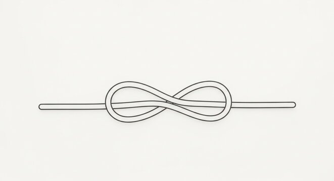 Knot infinity symbol