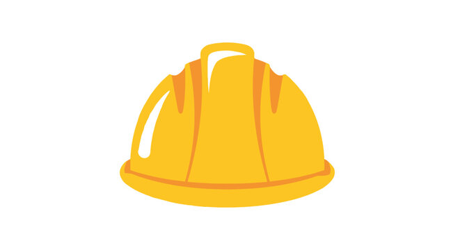 Yellow Hard Hat Safety Helmet.