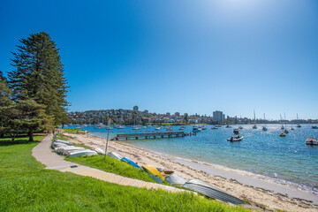 Obraz premium Forty Basket Beach Manly Harbour Sydney Australia