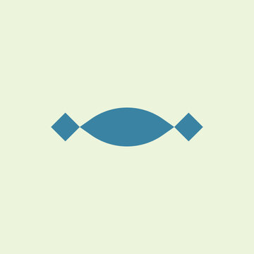 A sleek, minimalist blue eye-shaped icon flanked by two diamond accents on a pale green background. Perfect for modern tech branding, security software logos, and creative web design elements