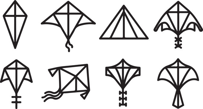 Linear diagrammatic representations of geometric shapes and their symmetries Vector