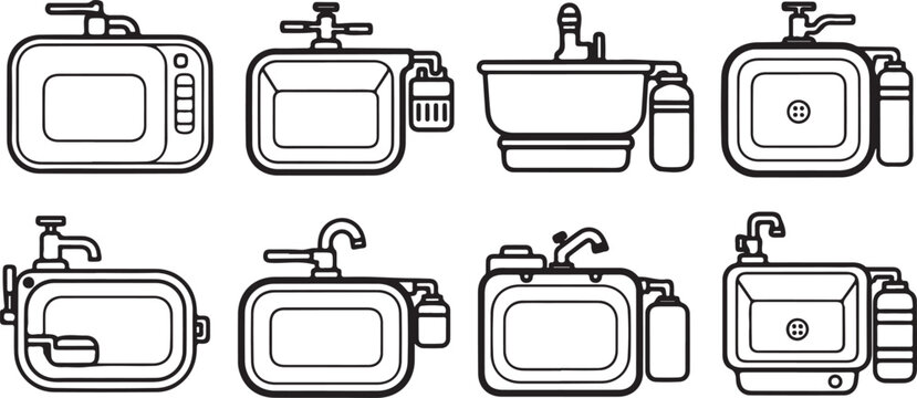 Various types of remote controls and gaming controllers Vector