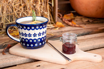 Herbata zimowa z konfiturą © mprucnal