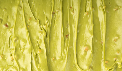 Plakat Pistachio cream pattern, dubai green chocolate textured background