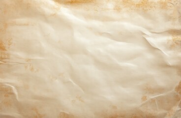 Obraz premium A textured, aged parchment with wrinkles and stains, showcasing a vintage, weathered paper surface.