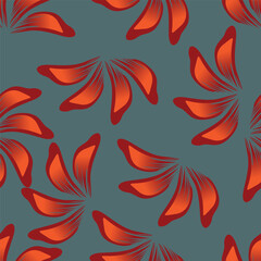 Fototapeta premium textile design with abstract flower pattern