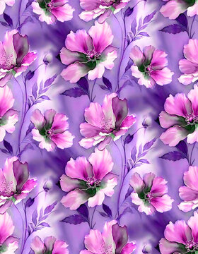 Pakistani Flower Allover Design-Seamless Pattern