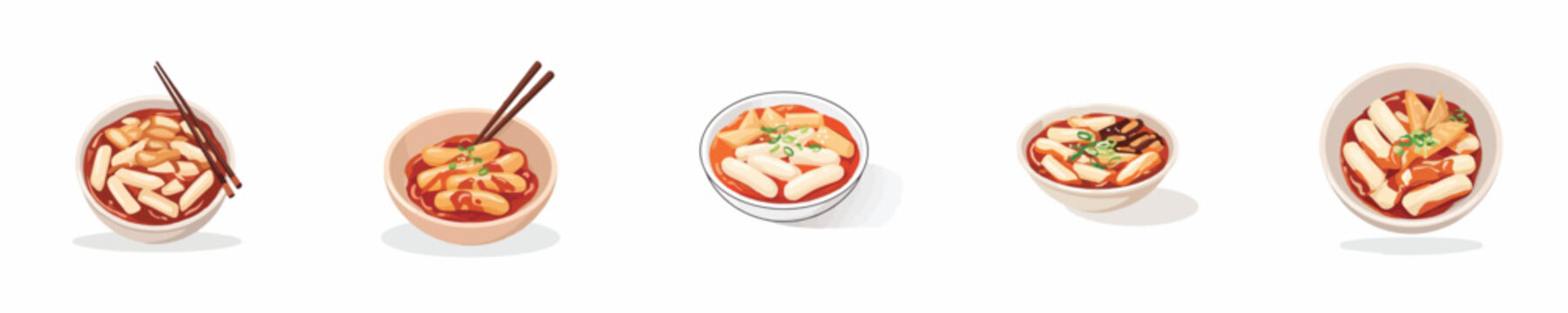 Tteokbokki Vector Illustration