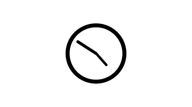 Simple black circle with a vertical line inside on a white background
