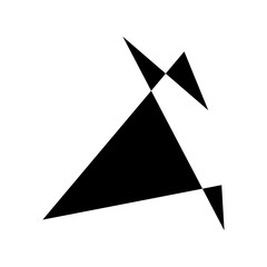 Fototapeta premium Abstract simple icon. abstract modern icon. 