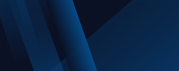 Obraz premium Dark blue modern business abstract background. Vector illustration design for presentation, banner, cover, web, flyer, card, poster, wallpaper, texture, slide, magazine, and powerpoint