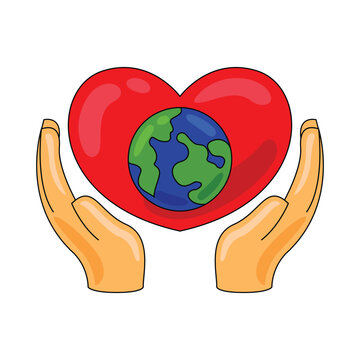 world health day symbol vector illustration