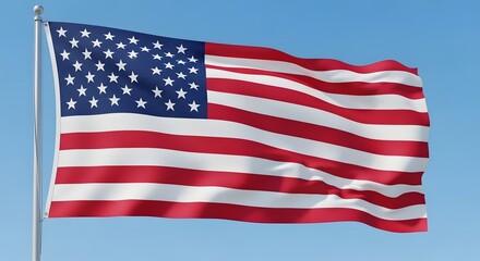 Obraz premium Honoring heroes a patriotic american flag for memorial day remembrance and national pride