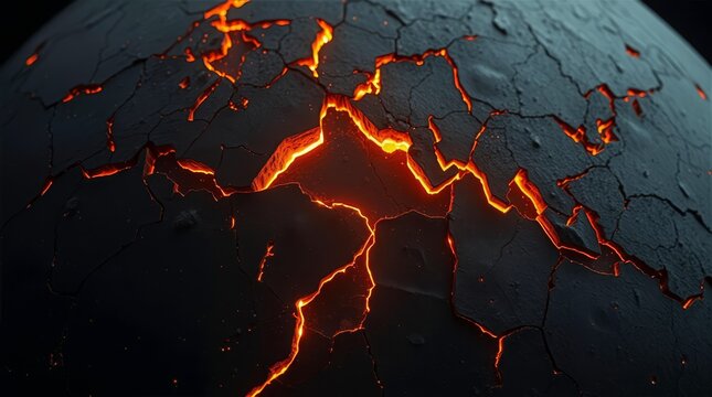 Cracked global tension background