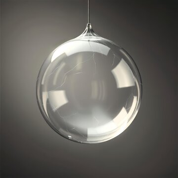 Financial bubble tension background