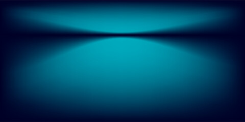 Fototapeta premium Blue navy studio room. Limbo dark background. Abstract 3d backdrop for product presentation. Minimal wall scene. Showcase, promotion display. Vector stage mockup illustration