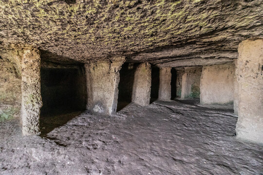 Cave (Pestera) monastery in Orheiul Vechi, Moldova