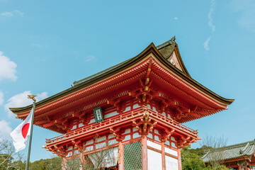 Fototapeta premium The most beautiful viewpoint of Kiyomizu Dera temple