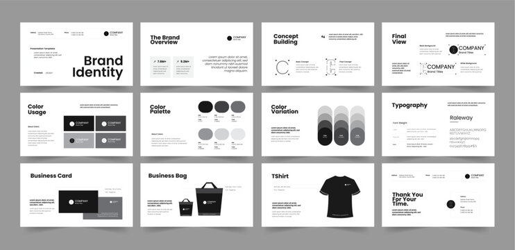 Minimalist Brand Identity Presentation Template