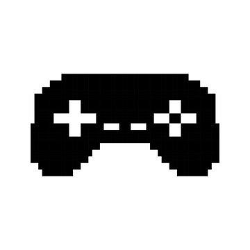 Classic Retro Gamepad Pixel Art Icon