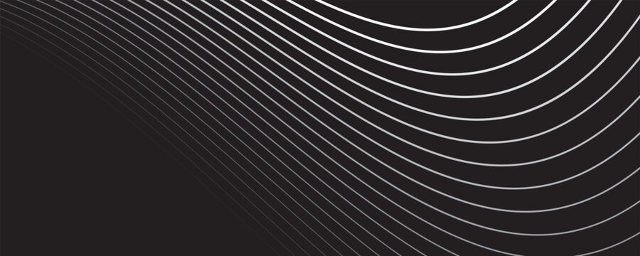 Black straight parallel lines of different thickness in row pattern. Halftone background from stripes for design. Vector Illustration isolated on transparent.